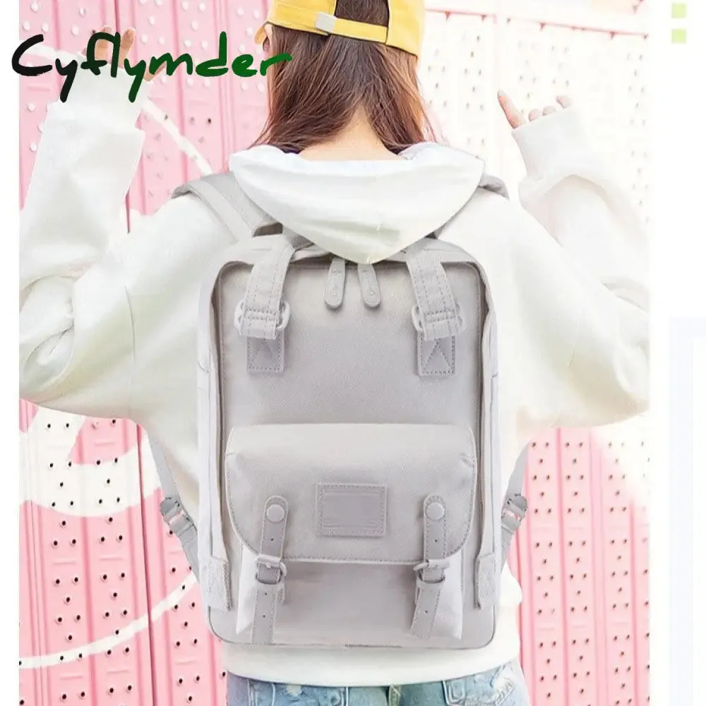 Cyflymder Fashion Women Backpack 14 Inch Laptop Waterproof Rucksack High Quality School Bags for Teen Girls Travel Bagpack Mochilas