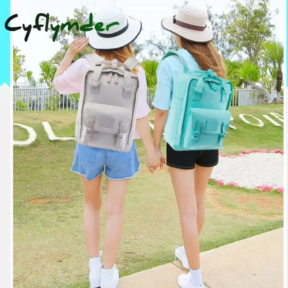 Cyflymder Fashion Women Backpack 14 Inch Laptop Waterproof Rucksack High Quality School Bags for Teen Girls Travel Bagpack Mochilas