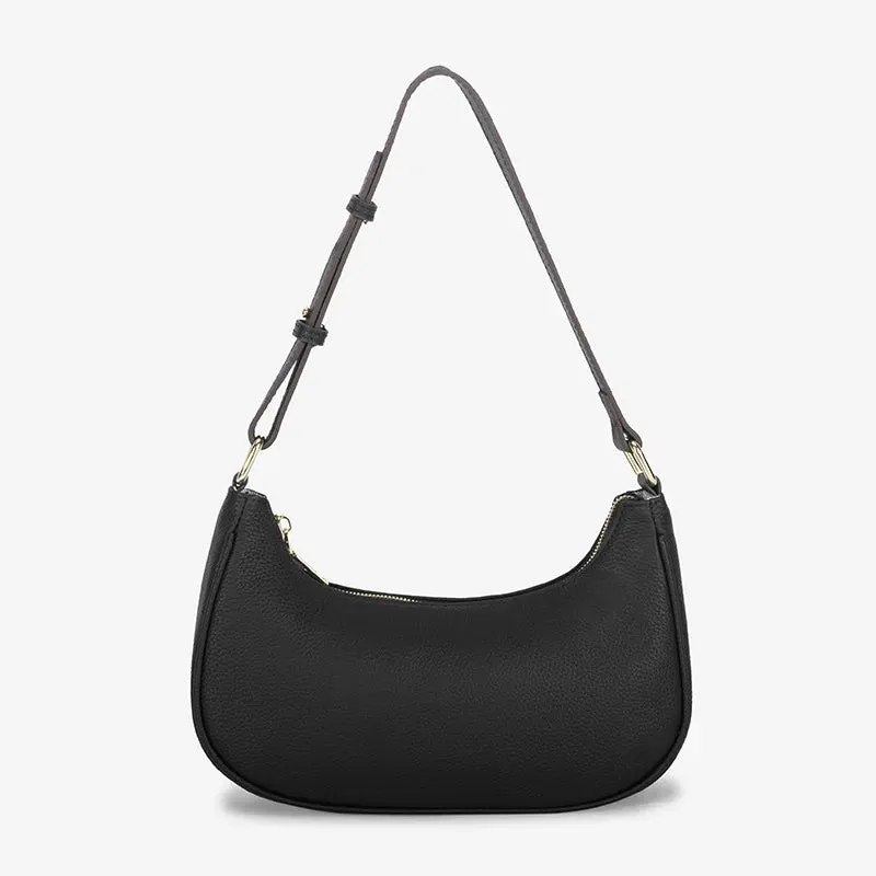 Fashion Designer Bags Genuine Leather Half Moon Unique Underarm Shoulder Hand Bag