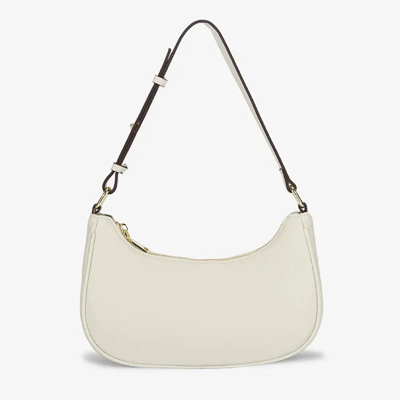 Fashion Designer Bags Genuine Leather Half Moon Unique Underarm Shoulder Hand Bag