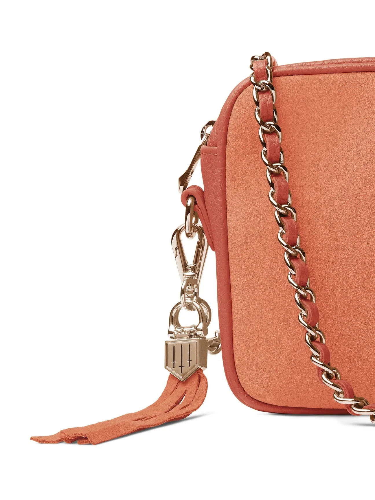 Finsbury
Women's Crossbody Bag - Melon Suede