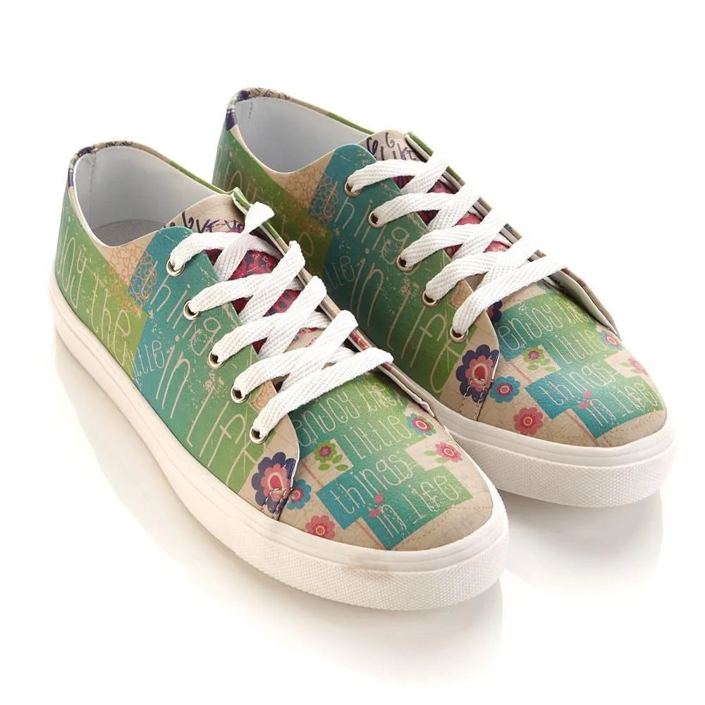 Flowers Slip on Sneakers Shoes SPR5007