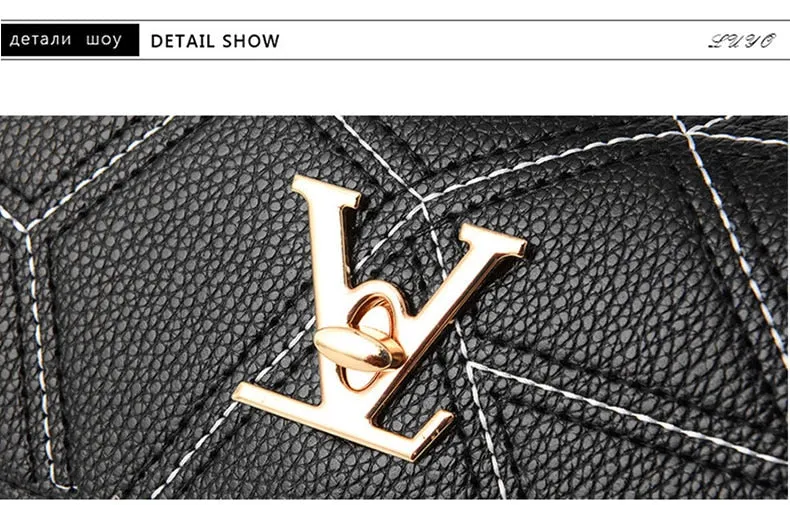 Geometry Small V Style Saddle Luxury Crossbody  Famous  Designer Louis