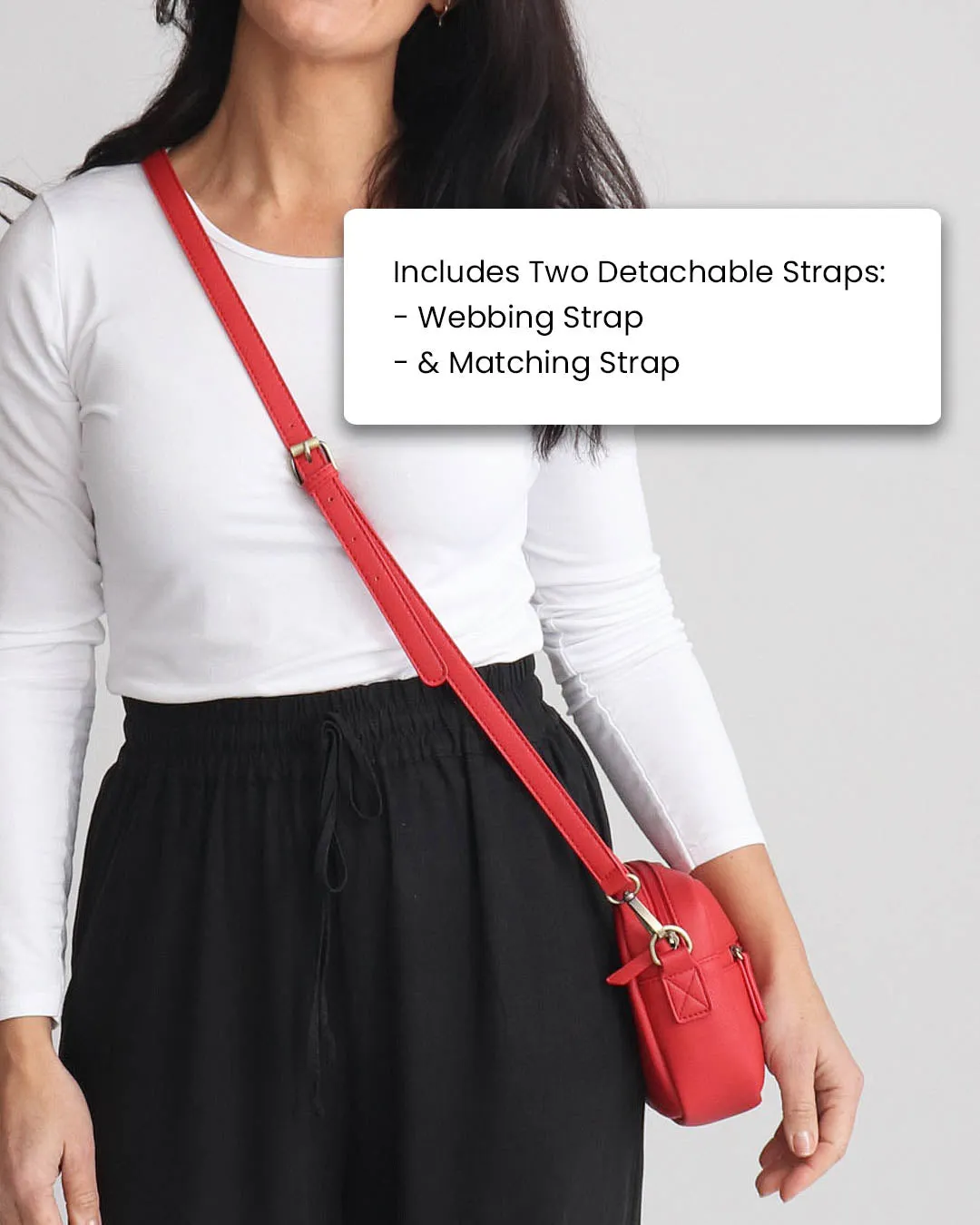 Gigi Crossbody & Purse Bundle - Tomato
