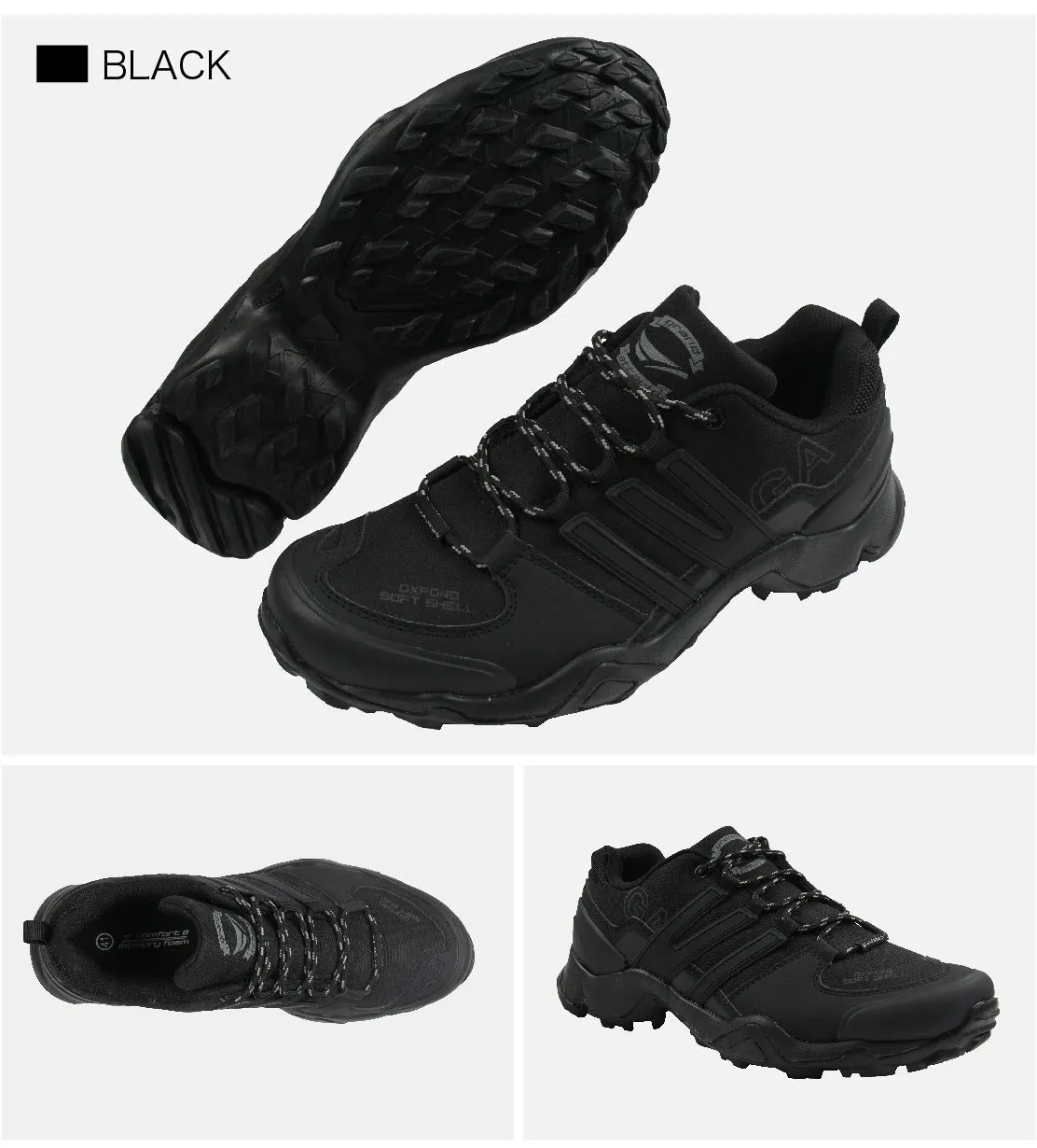 Grand Attack Men's Shoes Sneakers Walking Hiking Trekking Backpacking