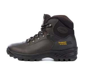 Grisport 10242D26G Lontra Dark Brown Dakar Trekking 2 Waterproof 6 Eyelet Hiking Boot Made In Italy