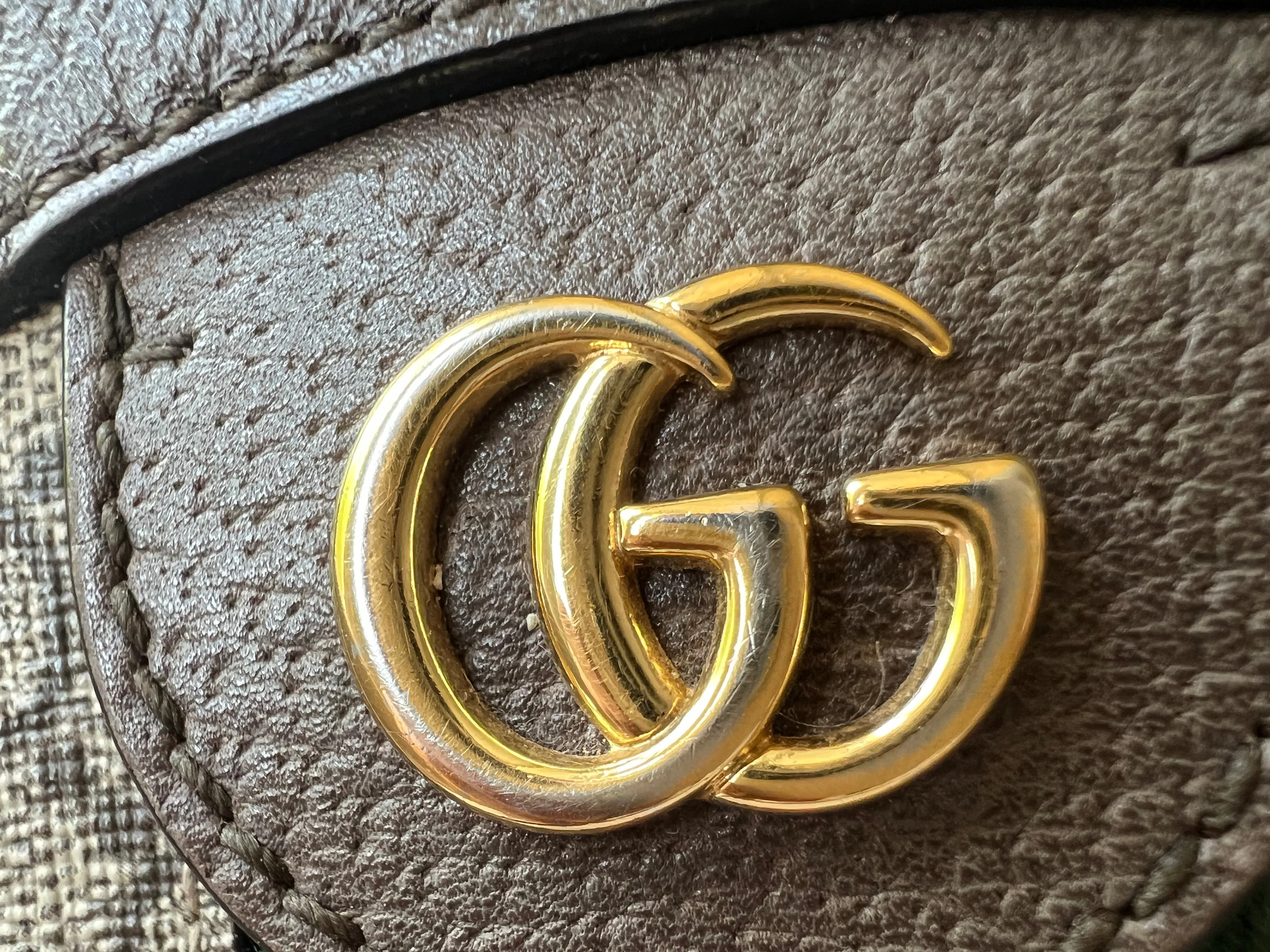 Gucci GG Ophidia Mini GG Round Shoulder Bag