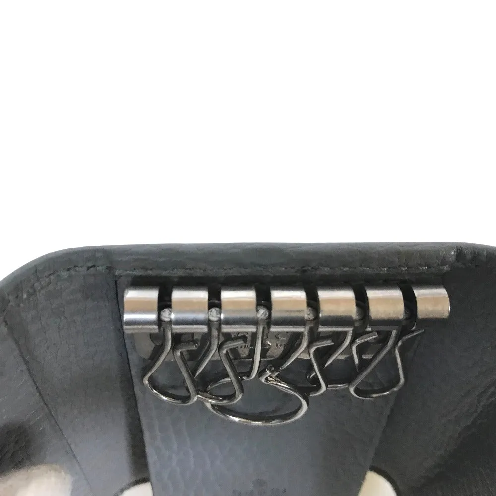 GUCCI Key case Key holder  456118  leather gray Petit Marmont Women Secondhand