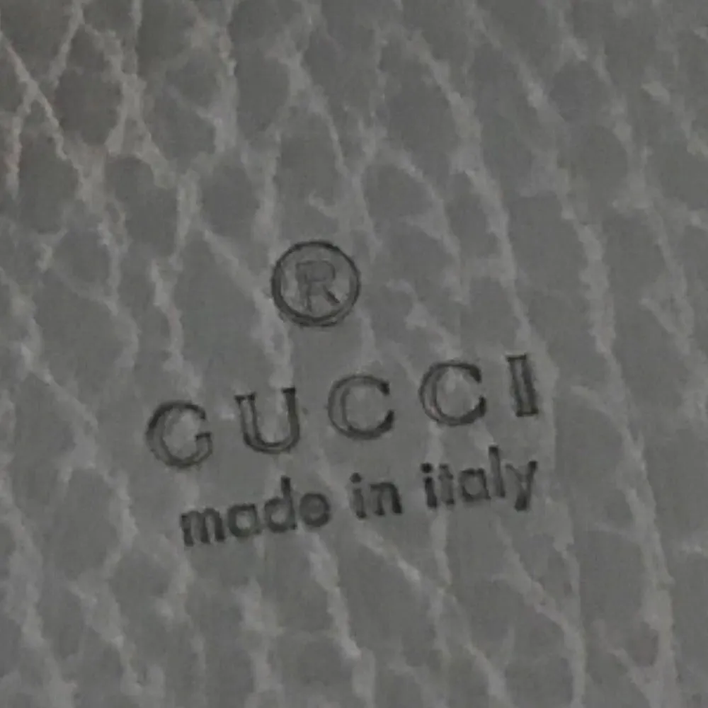 GUCCI Key case Key holder  456118  leather gray Petit Marmont Women Secondhand
