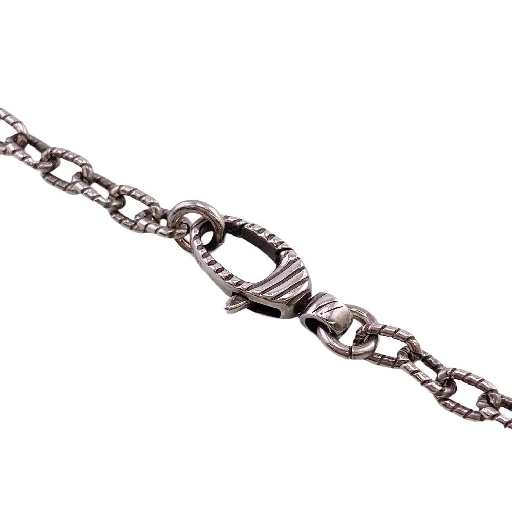 GUCCI Necklace Silver925 Silver 925 15.9g Interlocking G Arabesque unisex(Unisex) Used