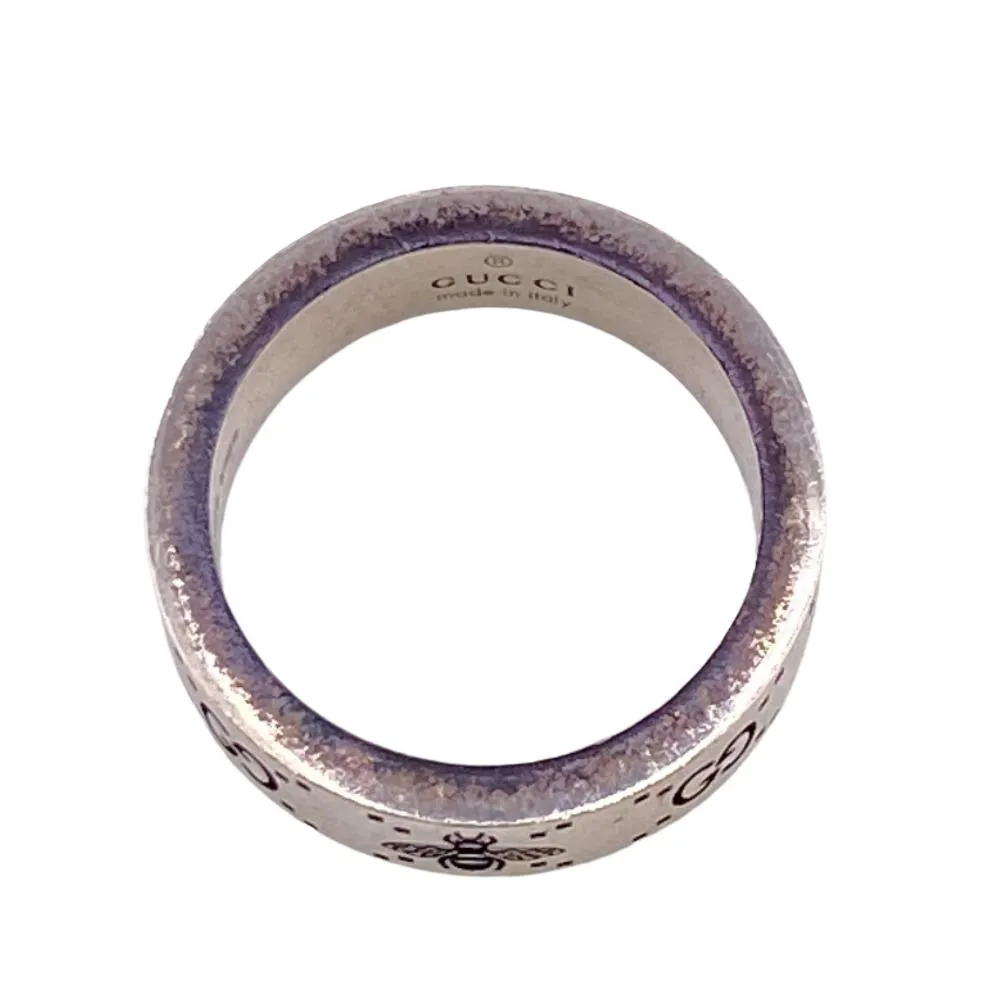 GUCCI Ring Silver925 Silver 17 925 GG Bee Hachi mens Used