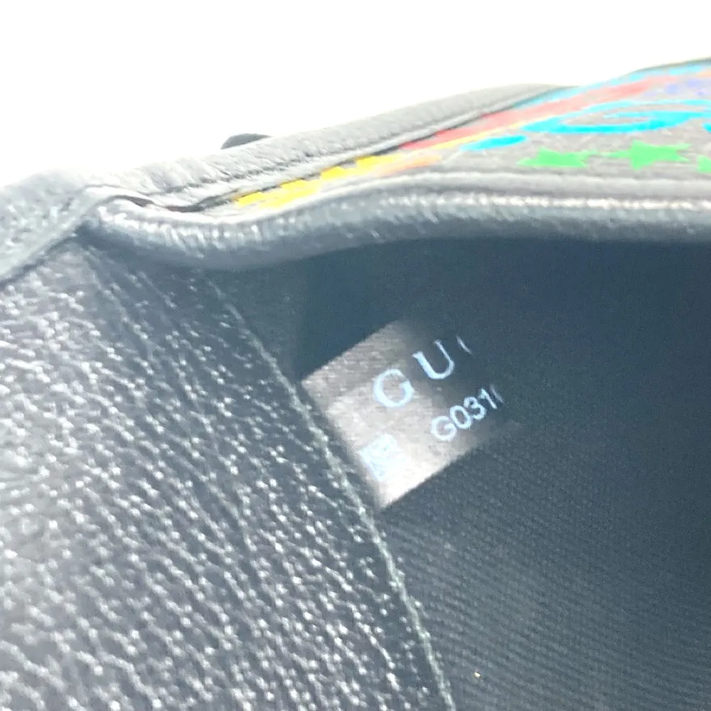GUCCI Sling bag 598113 Leather / PVC multicolor GG Supreme psychedelic belt bag mens Secondhand