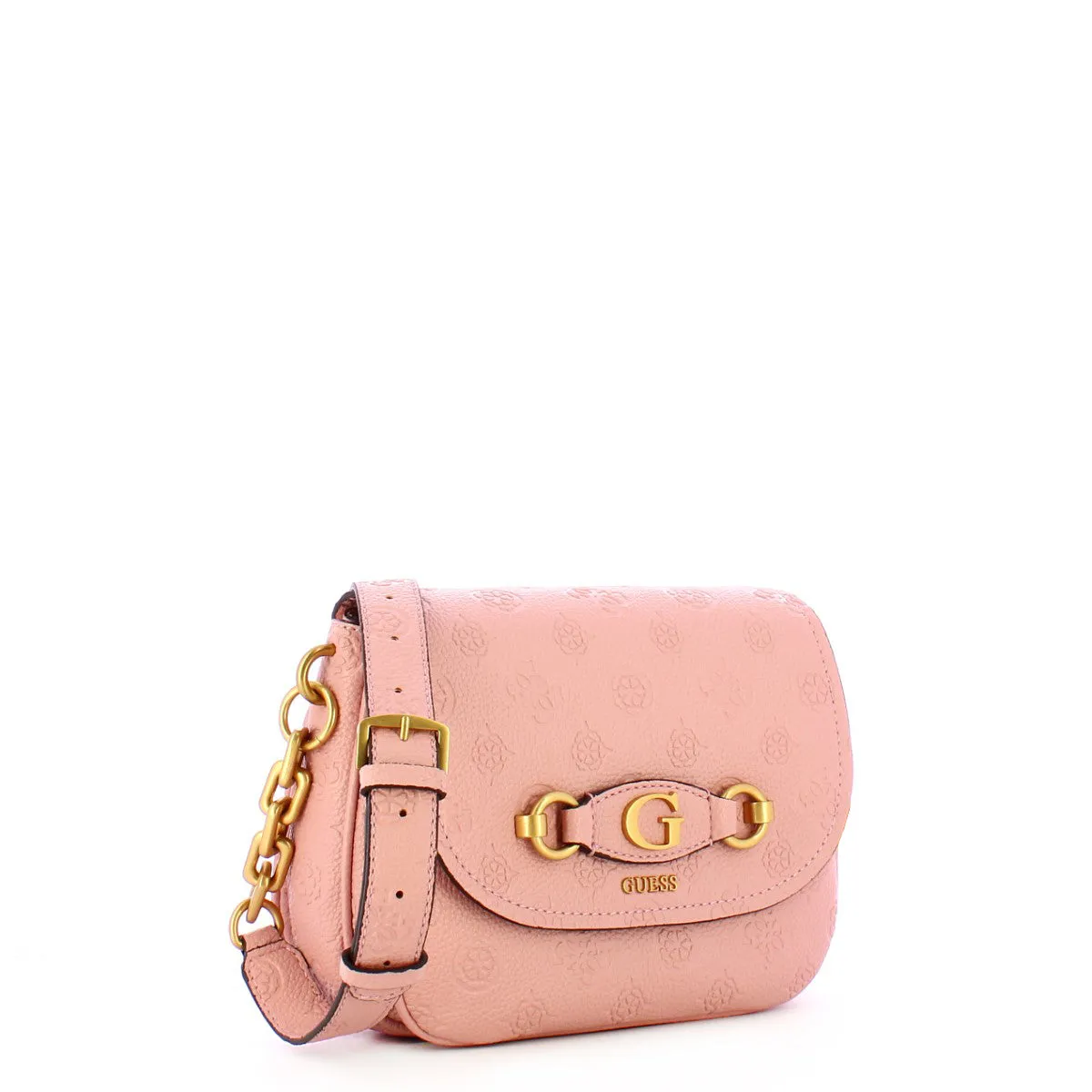 Guess - Izzy Peony Apricot Rose Logo Crossbody Bag - HWPD9209200 - APRICOT/ROSE/LOGO