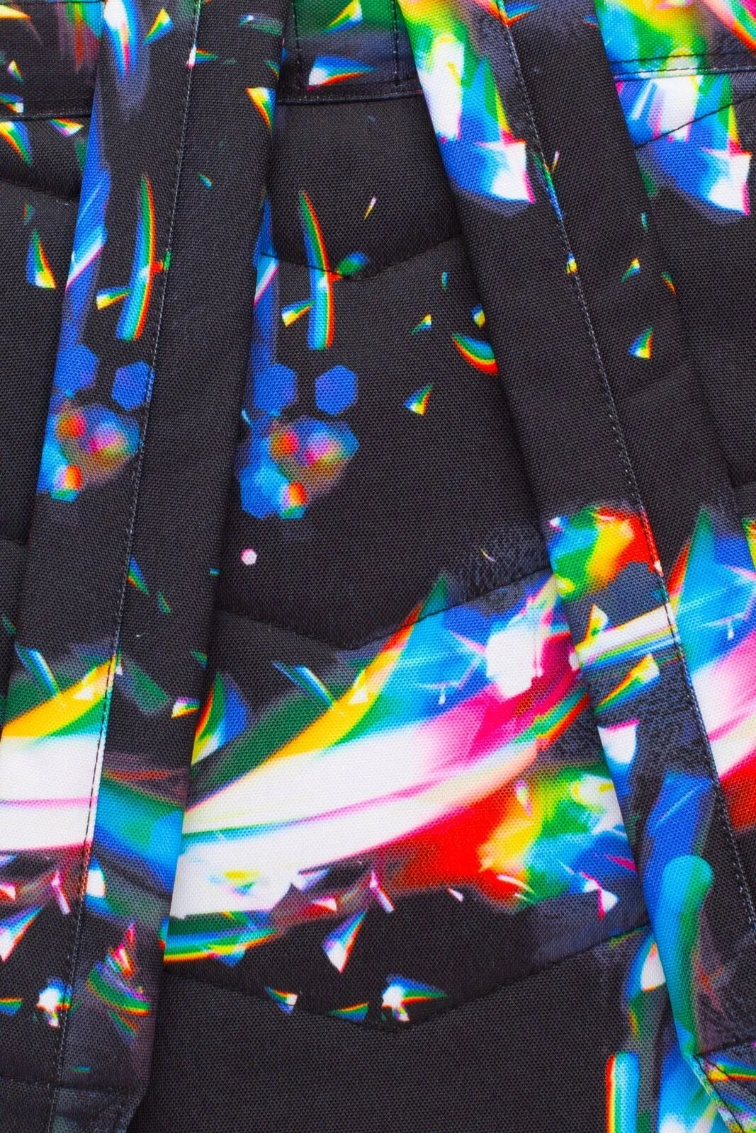 Hype Black Rainbow Refraction Backpack