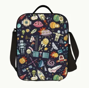 Insulated Lunch Bags - Space Race