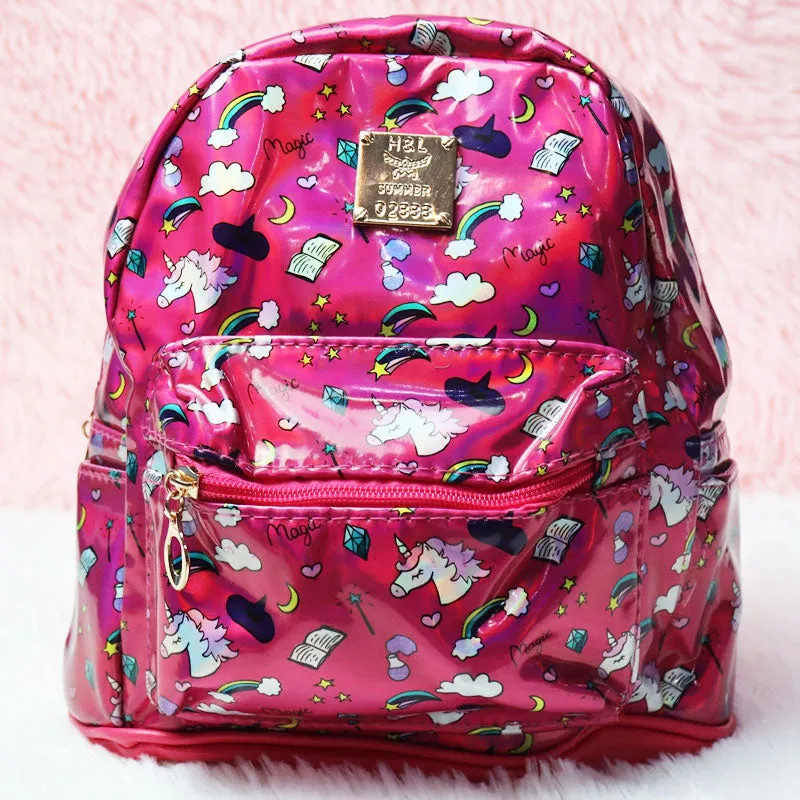 Kids Backpack for Girls, Unicorn Backpack for Preschool, Kindergarten And Montessori #111