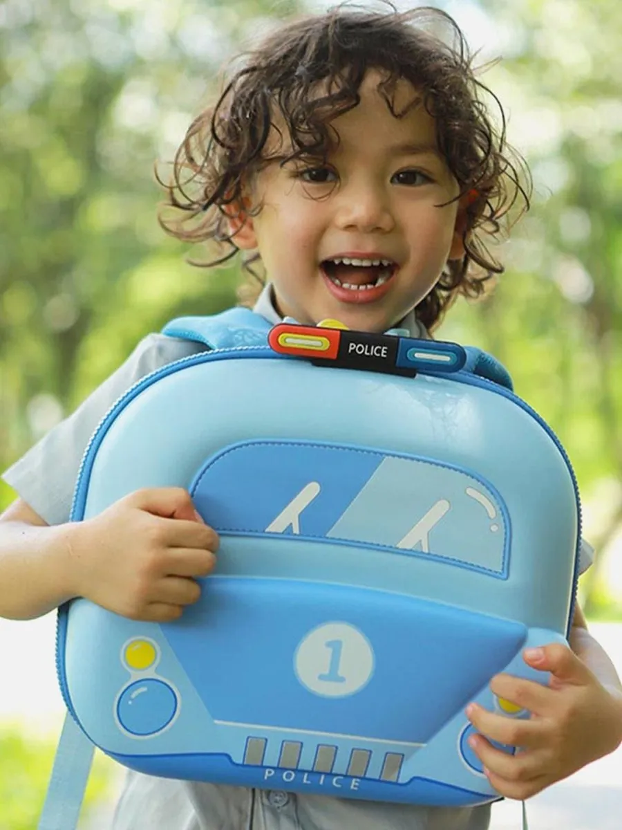 Little Surprise Box Police Joyride Kids Backpack
