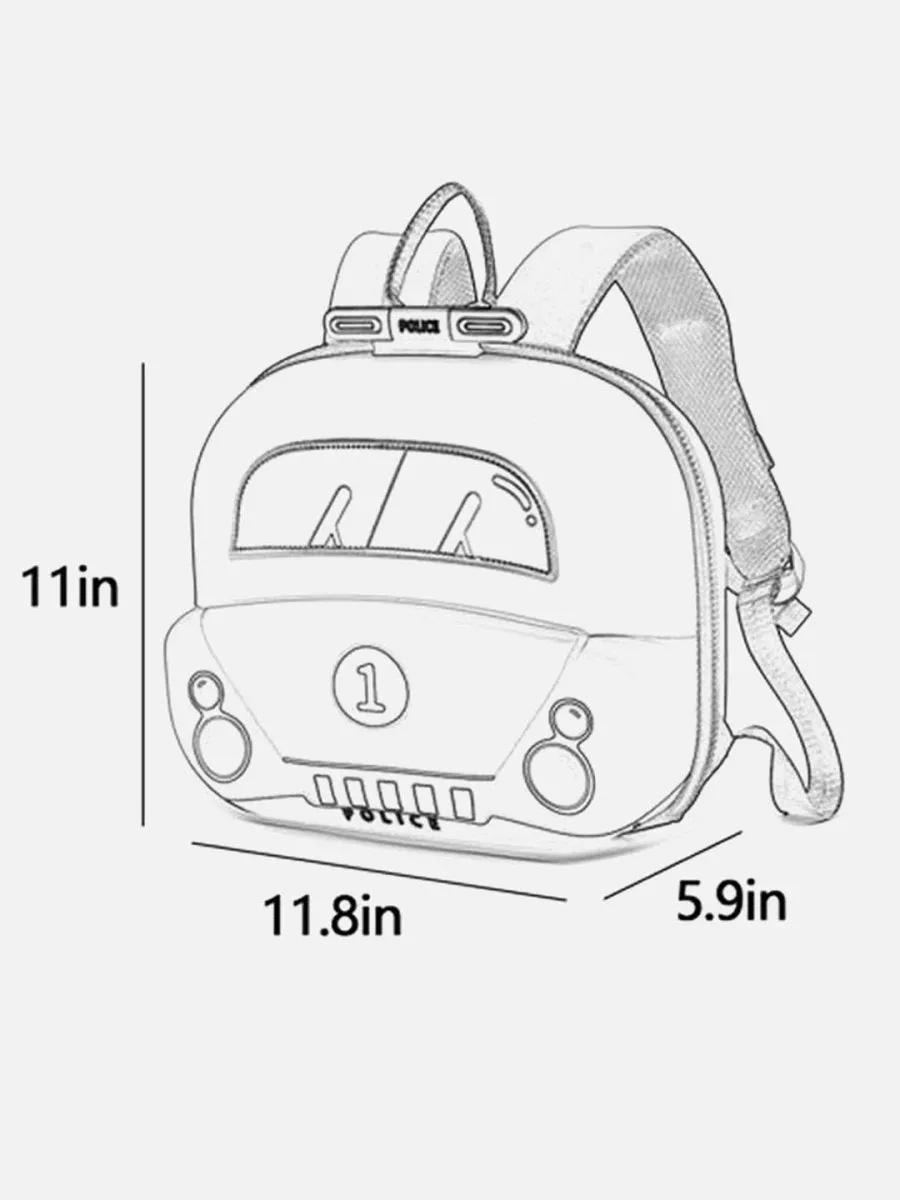 Little Surprise Box Police Joyride Kids Backpack
