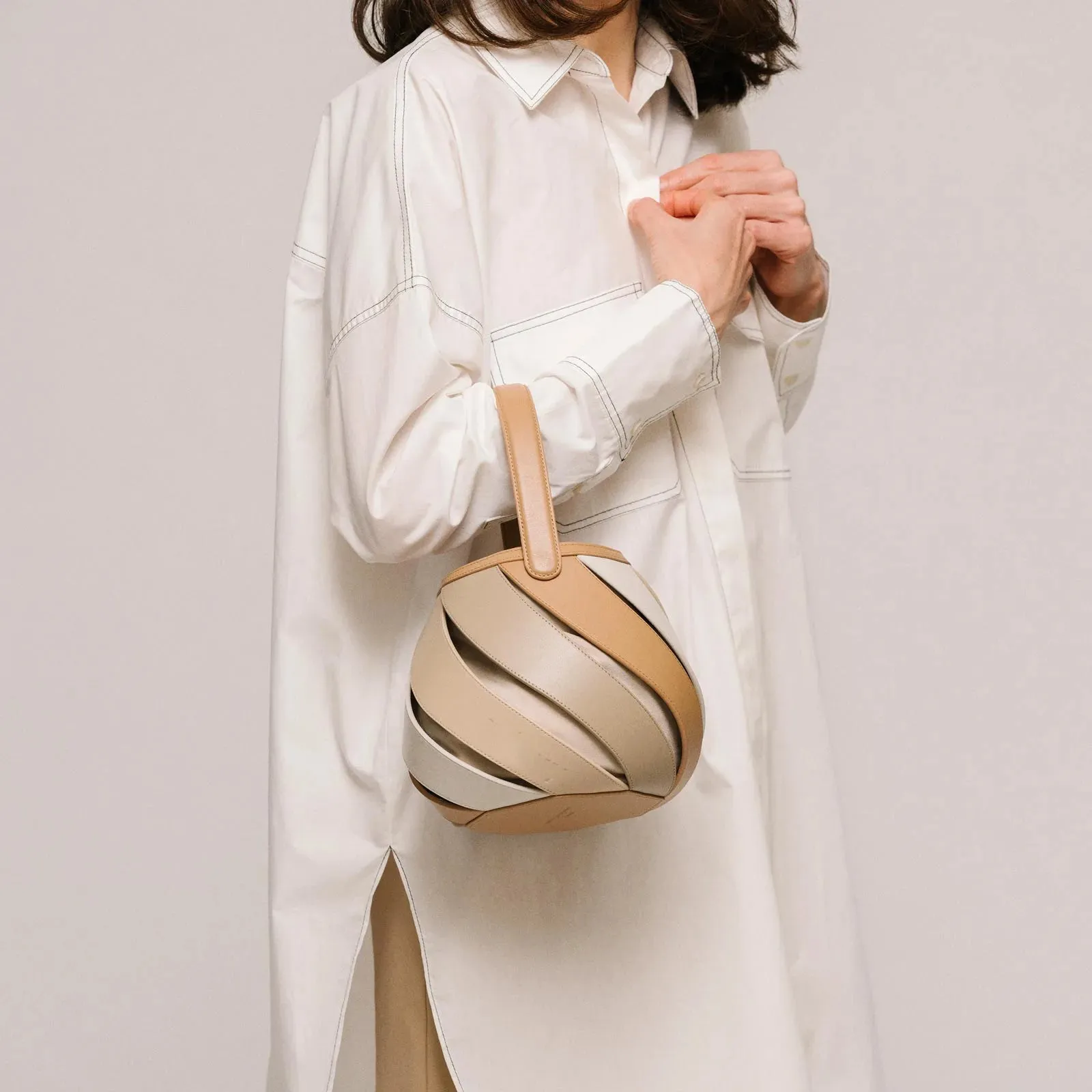Luxury Brand Designer Women's Fashion Retro Geometric Bucket Bag - Elegant, Versatile Texture Ladies Handbag, Sac à Main Femme