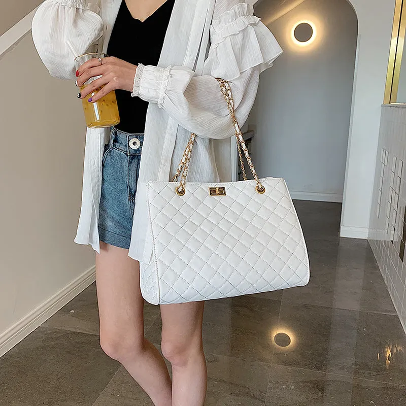 Luxury Handbags Women Bags Designer Leather Chain Large Shoulder Bags Tote Hand Bag