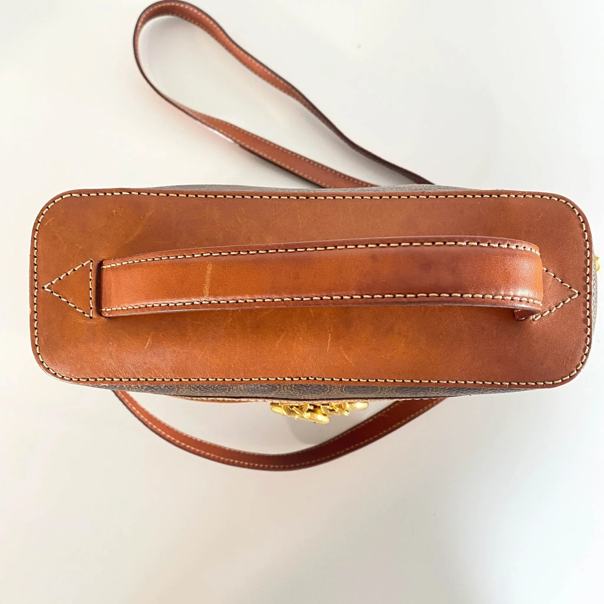 Macadam Triomphe Canvas Pochette Crossbody Pouch Bag