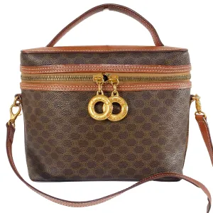 Macadam Triomphe Canvas Pochette Crossbody Pouch Bag