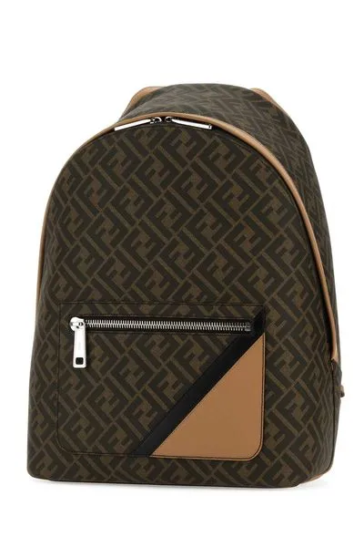MEDIUM FENDI DIAGONAL CHIODO BACKPACK