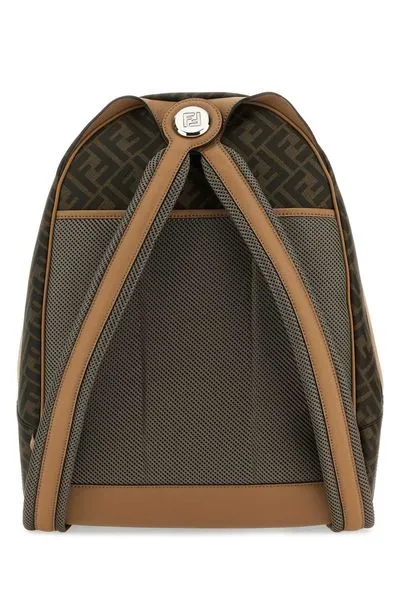MEDIUM FENDI DIAGONAL CHIODO BACKPACK