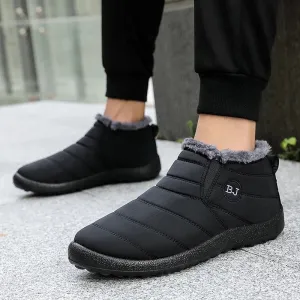 Men&#39;s Boots 2021 New Men Snow Boots Waterproof Non-Slip Shoes For Men Casual Fashion Ankle Boots Male Winter Walking Unisex Shoe
