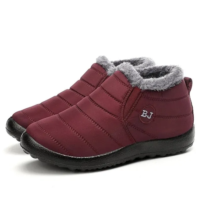 Men&#39;s Boots 2021 New Men Snow Boots Waterproof Non-Slip Shoes For Men Casual Fashion Ankle Boots Male Winter Walking Unisex Shoe