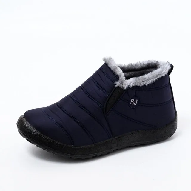 Men&#39;s Boots 2021 New Men Snow Boots Waterproof Non-Slip Shoes For Men Casual Fashion Ankle Boots Male Winter Walking Unisex Shoe