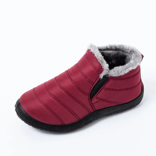 Men&#39;s Boots 2021 New Men Snow Boots Waterproof Non-Slip Shoes For Men Casual Fashion Ankle Boots Male Winter Walking Unisex Shoe