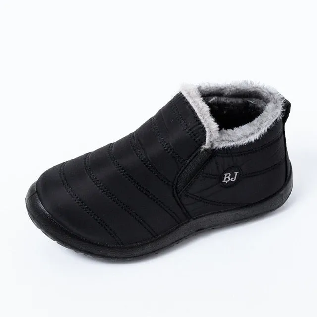 Men&#39;s Boots 2021 New Men Snow Boots Waterproof Non-Slip Shoes For Men Casual Fashion Ankle Boots Male Winter Walking Unisex Shoe