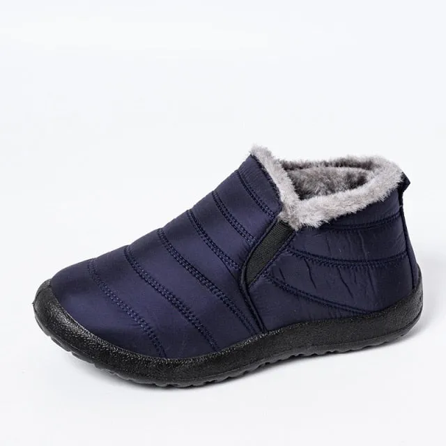 Men&#39;s Boots 2021 New Men Snow Boots Waterproof Non-Slip Shoes For Men Casual Fashion Ankle Boots Male Winter Walking Unisex Shoe