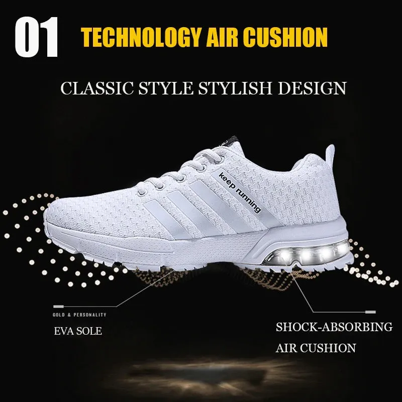 Men's Breathable Sneakers Air Cushion Running Shoes