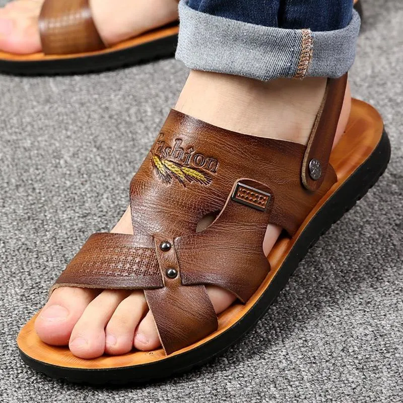 Men's Casual Non-Slip Back Strap Sandals
