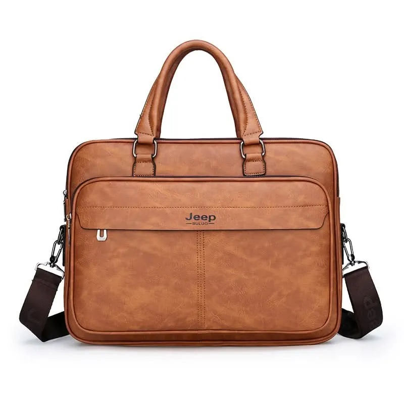 Men’s Large Handbag Briefcase – Waterproof Business Tote, Fits 16” Laptop