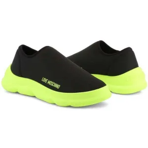 Neon Green Slip-On Shoes