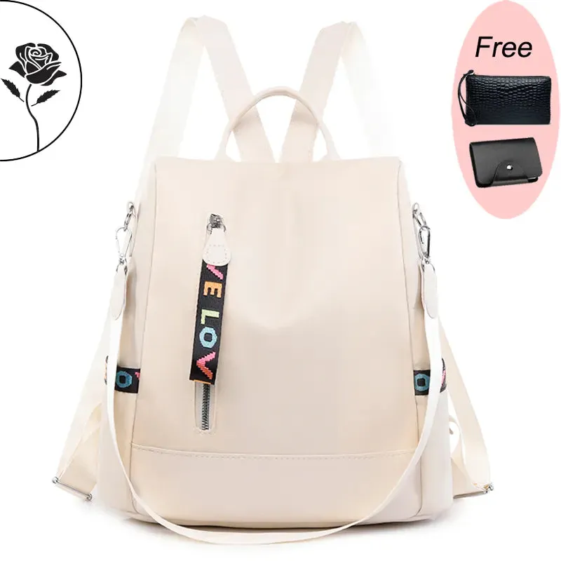 New Fashion Women Backpack Designer Fashion Oxford Cloth School Bags