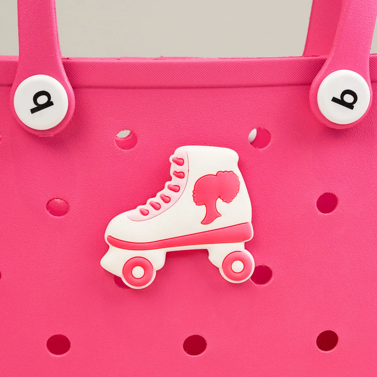 Owllaser Pink Skate Charm for Handbags, Accessories for Bogg Bags