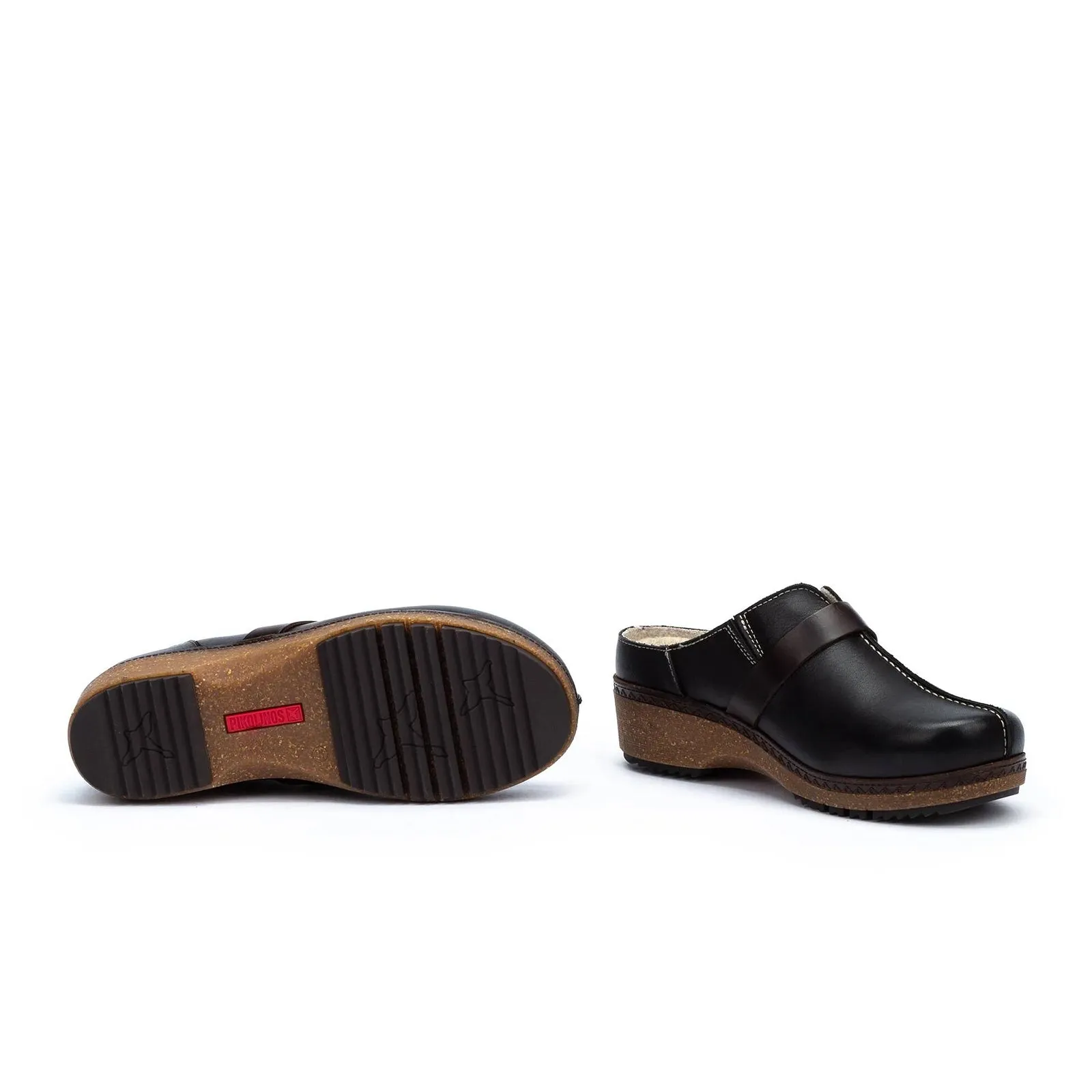 Pikolinos Granada W0W-3590C1 Clog (Women) - Black Leather
