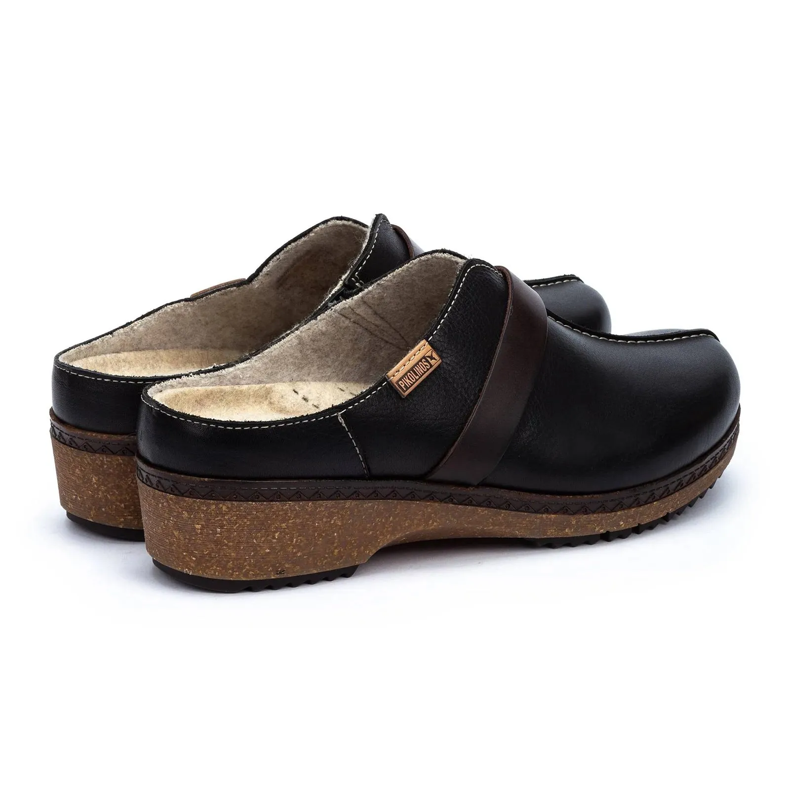 Pikolinos Granada W0W-3590C1 Clog (Women) - Black Leather
