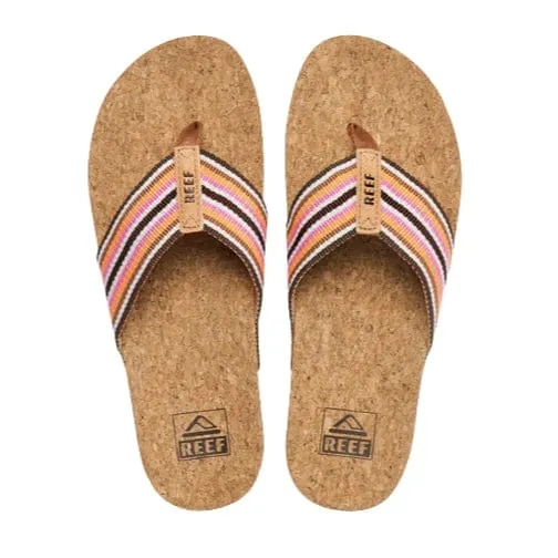 Reef Women's Cushion Strand Flips- Smoothie Stripe
