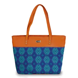 Regal Damask Blue Office Bag