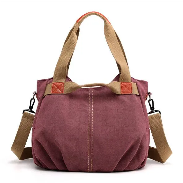 Shoulder Brand Bag Canvas Tote Bags For Women Luxury Canvas Designer Handbag Large Capacity Hand Bags Bolsa Feminina Travel Bag