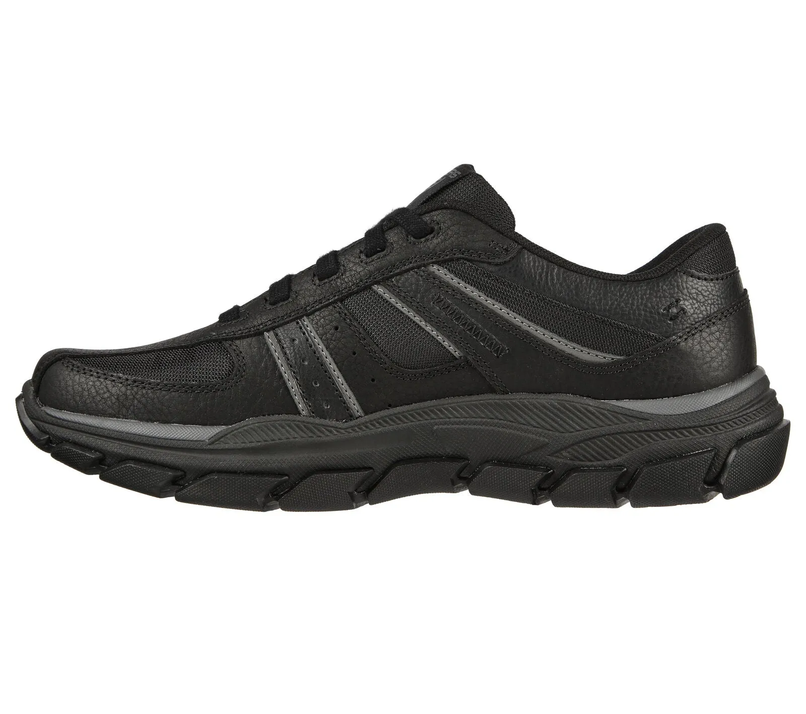 SKECHERS MENS RESPECTED EDGEMERE - BLACK