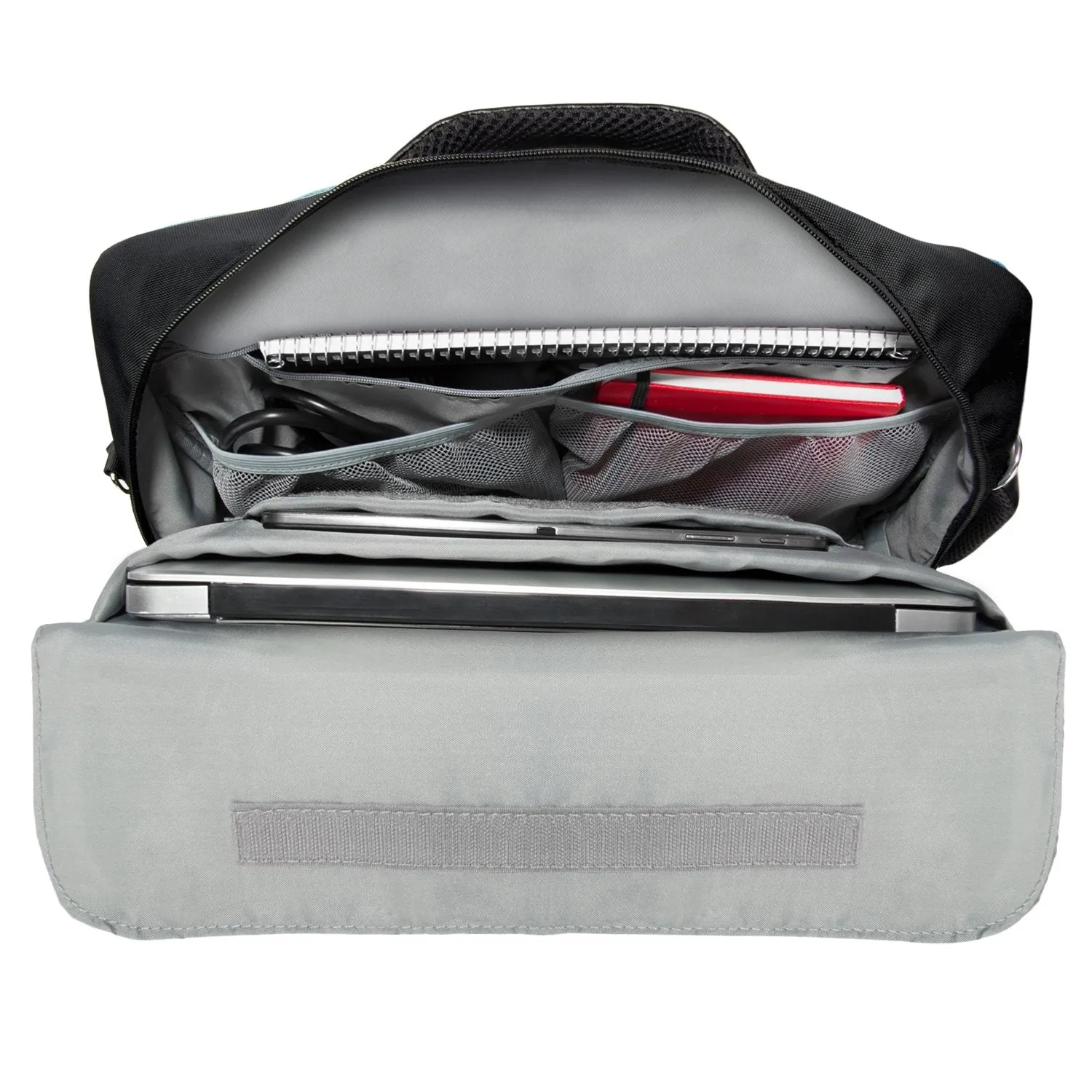 Slate Unisex Travel Backpack Briefcase Fits Google Chromebook Up to 13.3 Black