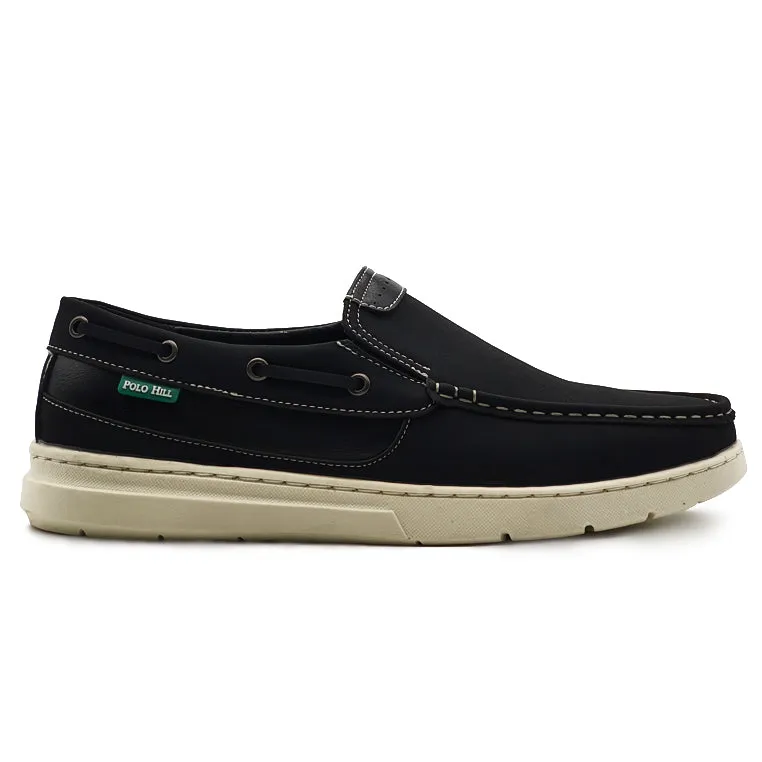 Slip On Laceless Boat Shoes
