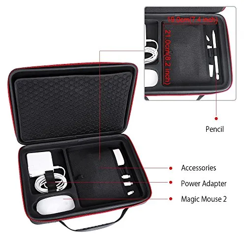 Smatree Hard Carrying Case for 15.4inch MacBook, 15.4 inch MacBook Pro 2019 Laptop Bags, Macbook Pro 15inch Shoulder Bags, 9.7 inch iPad Sleeve