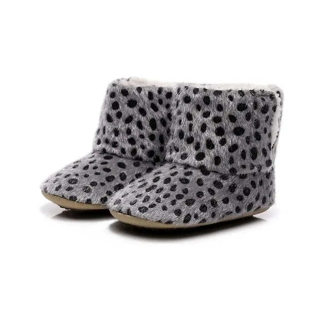 Soft Sole Plush Ankle Snow Boots